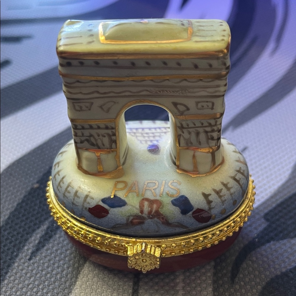 Paris Themed Trinket Box